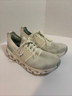 On Cloud Cloudswift Sock Style Running Shoes White Mint